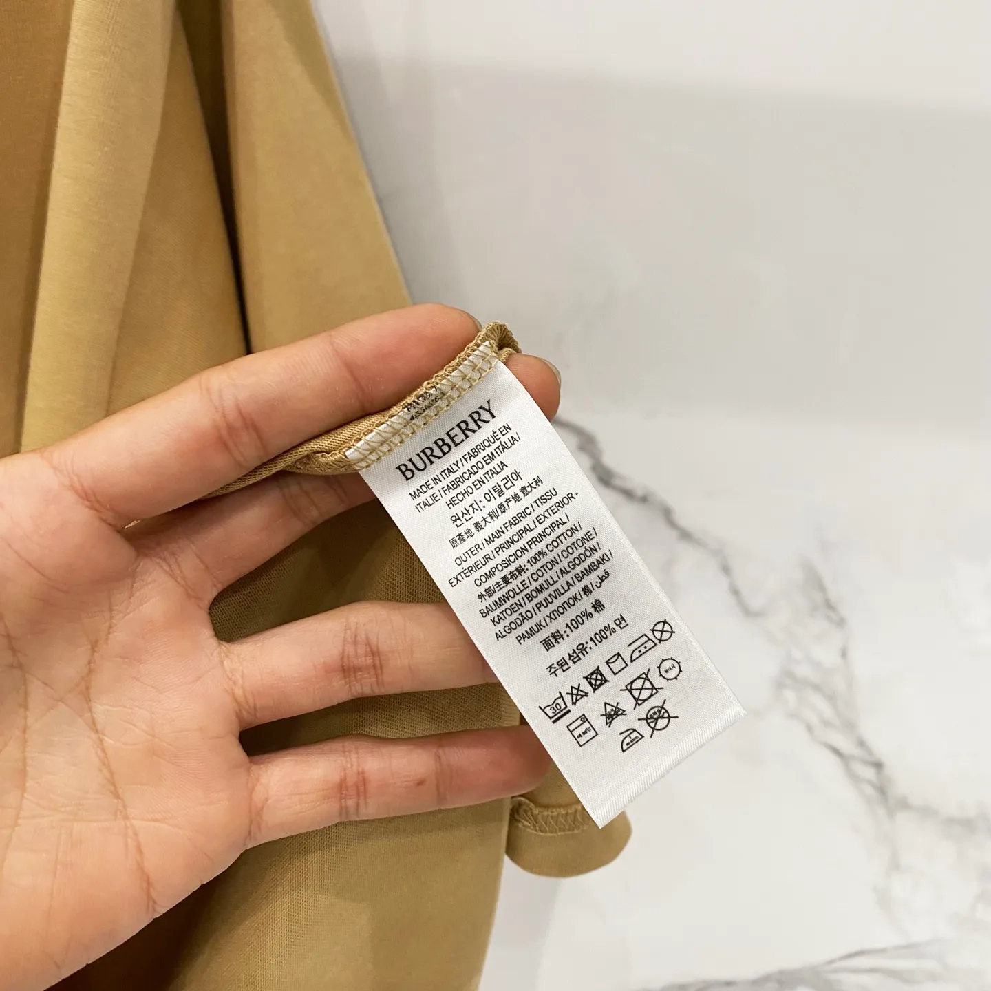 BURBERRY/ - 260 T 🪡 🛡️ LOGO Quality 100 ％ Versatile Size:XS-L :Black.White.Khaki
